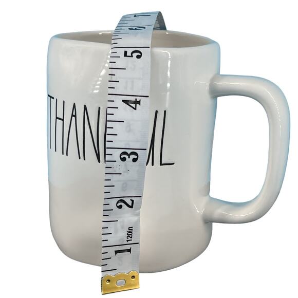 Rae Dunn Thankful White Ceramic Mug -189- Artesian Collection. by Magenta - Picture 6 of 8